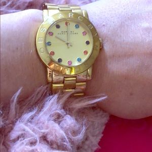 Marc by Marc Jacobs beautiful jewel tone watch!